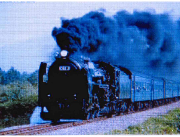 当時は蒸気機関車が交通の要だった